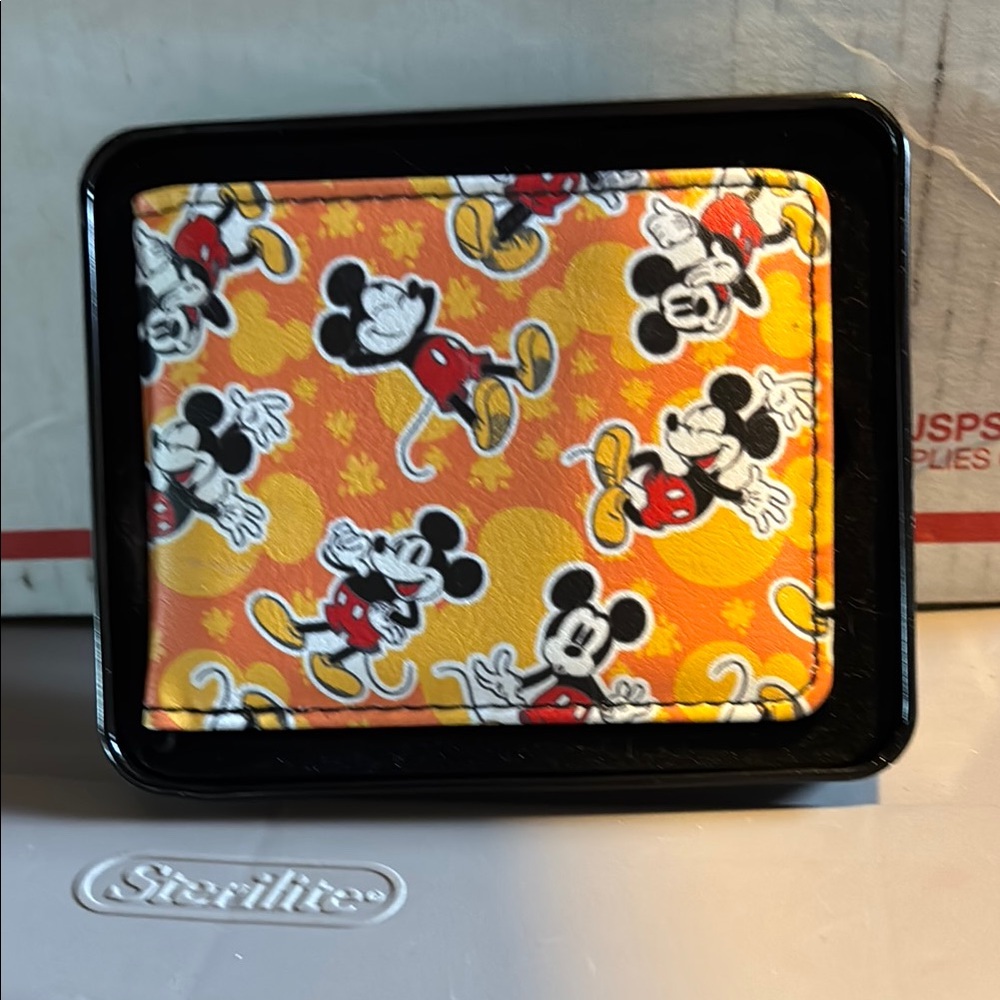 Mickey Mouse Orange Wallet